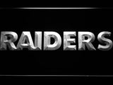 Oakland Raiders (4) LED Neon Sign Electrical - White - TheLedHeroes