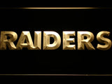 Oakland Raiders (4) LED Neon Sign Electrical - Yellow - TheLedHeroes