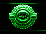 New York Jets Community Quarterback LED Sign - Green - TheLedHeroes