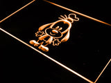 Disney Mini Goofy LED Neon Sign USB - Orange - TheLedHeroes