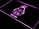 Disney Mini Goofy LED Neon Sign USB - Purple - TheLedHeroes