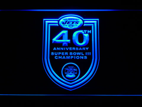 New York Jets 40th Anniversary LED Sign -  - TheLedHeroes