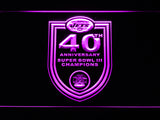 FREE New York Jets 40th Anniversary LED Sign - Purple - TheLedHeroes