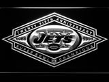 New York Jets 25th Anniversary LED Neon Sign USB - White - TheLedHeroes