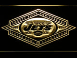 New York Jets 25th Anniversary LED Neon Sign USB - Yellow - TheLedHeroes