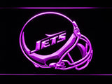 New York Jets (4) LED Neon Sign USB - Purple - TheLedHeroes