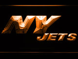 New York Jets (7) LED Neon Sign USB - Orange - TheLedHeroes