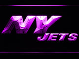 New York Jets (7) LED Neon Sign USB - Purple - TheLedHeroes