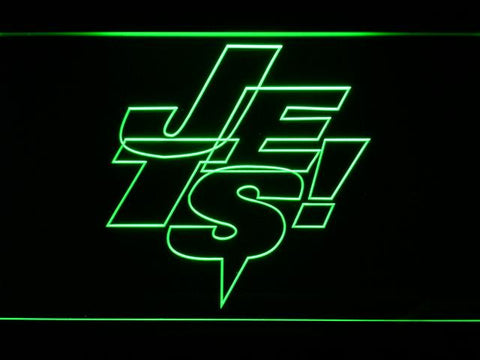New York Jets (10) LED Neon Sign Electrical - Green - TheLedHeroes