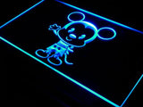Disney Mini Mickey Mousse LED Neon Sign Electrical - Blue - TheLedHeroes
