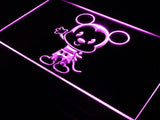 Disney Mini Mickey Mousse LED Neon Sign Electrical - Purple - TheLedHeroes