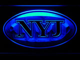 New York Jets (11) LED Neon Sign Electrical - Blue - TheLedHeroes