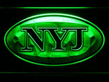 New York Jets (11) LED Neon Sign USB - Green - TheLedHeroes
