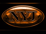 New York Jets (11) LED Neon Sign Electrical - Orange - TheLedHeroes