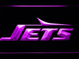 New York Jets (12) LED Neon Sign USB - Purple - TheLedHeroes