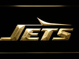 New York Jets (12) LED Neon Sign USB - Yellow - TheLedHeroes
