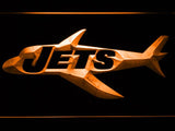 New York Jets (13) LED Neon Sign USB - Orange - TheLedHeroes