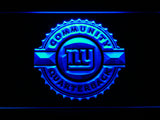 New York Giants Community Quarterback LED Sign - Blue - TheLedHeroes