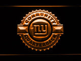 New York Giants Community Quarterback LED Neon Sign Electrical - Orange - TheLedHeroes