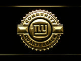 New York Giants Community Quarterback LED Neon Sign Electrical - Yellow - TheLedHeroes