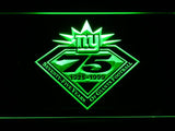 New York Giants 75th Anniversary LED Neon Sign Electrical - Green - TheLedHeroes