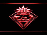 New York Giants 75th Anniversary LED Neon Sign USB - Red - TheLedHeroes