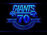 New York Giants 70th Anniversary LED Neon Sign USB - Blue - TheLedHeroes