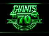New York Giants 70th Anniversary LED Neon Sign Electrical - Green - TheLedHeroes
