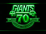 FREE New York Giants 70th Anniversary LED Sign - Green - TheLedHeroes