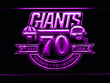 New York Giants 70th Anniversary LED Sign - Purple - TheLedHeroes