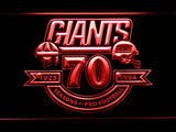 New York Giants 70th Anniversary LED Sign - Red - TheLedHeroes