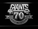 New York Giants 70th Anniversary LED Sign - White - TheLedHeroes