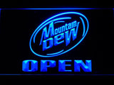 Mountain Dew Open LED Neon Sign USB - Blue - TheLedHeroes
