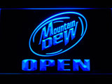 FREE Mountain Dew Open LED Sign - Blue - TheLedHeroes