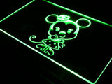 Disney Mini Minnie Mousse LED Neon Sign Electrical - Green - TheLedHeroes