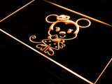 Disney Mini Minnie Mousse LED Neon Sign Electrical - Orange - TheLedHeroes