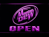 Mountain Dew Open LED Neon Sign Electrical - Purple - TheLedHeroes