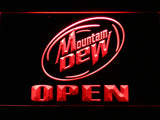 FREE Mountain Dew Open LED Sign - Red - TheLedHeroes