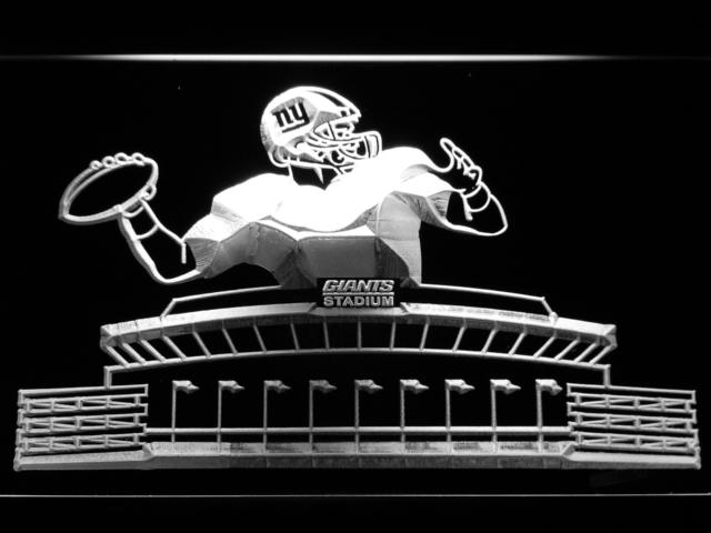 New York Giants (6) LED Neon Sign USB - White - TheLedHeroes