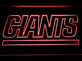New York Giants (8) LED Neon Sign Electrical - Red - TheLedHeroes