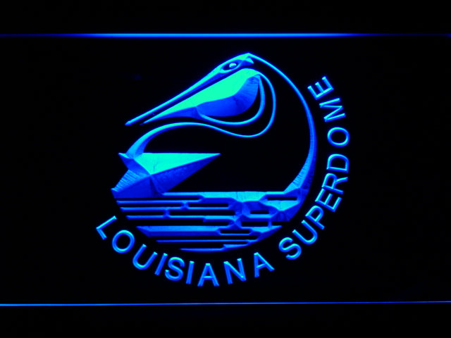 New Orleans Saints Louisiana Superdome LED Sign - Blue - TheLedHeroes