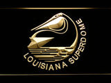 New Orleans Saints Louisiana Superdome LED Neon Sign USB - Yellow - TheLedHeroes