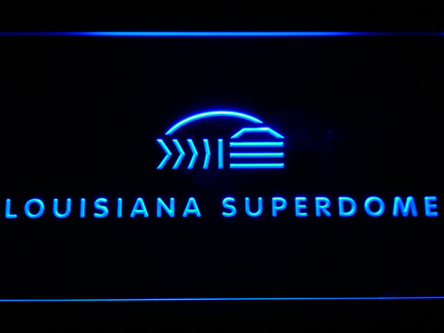 New Orleans Saints Louisiana Superdome (2) LED Sign - Blue - TheLedHeroes