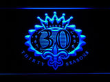 New Orleans Saints 30th Anniversary LED Neon Sign Electrical - Blue - TheLedHeroes