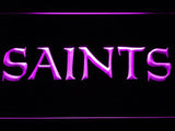 New Orleans Saints (5) LED Neon Sign Electrical - Purple - TheLedHeroes