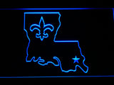 New Orleans Saints (6) LED Sign - Blue - TheLedHeroes