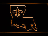 New Orleans Saints (6) LED Sign - Orange - TheLedHeroes