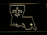 New Orleans Saints (6) LED Sign - Yellow - TheLedHeroes