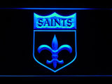 New Orleans Saints (7) LED Neon Sign Electrical - Blue - TheLedHeroes