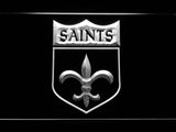 New Orleans Saints (7) LED Neon Sign USB - White - TheLedHeroes